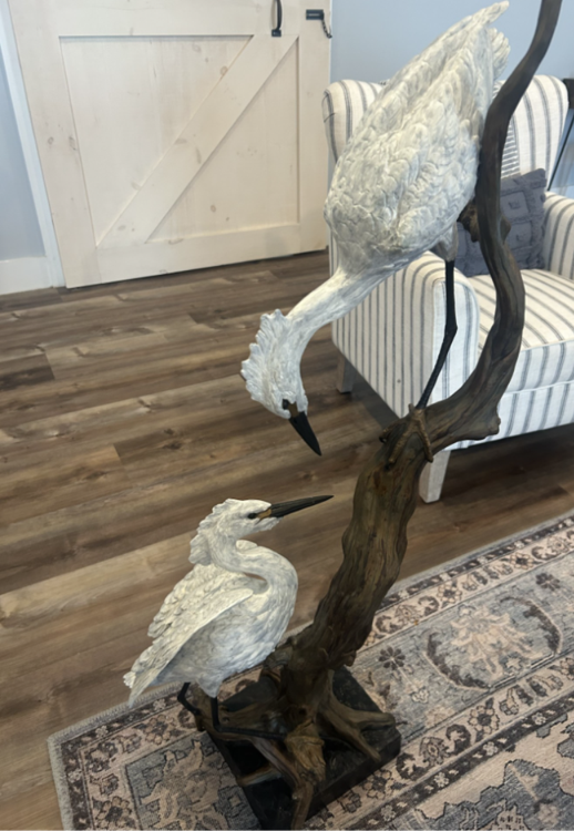 Turner Sculptures Egret Statue
